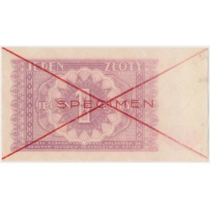 1 złoty 1946 - SPECIMEN