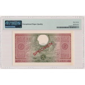 Belgia, 100 Francs / 20 Belgas 1943 - SPECIMEN