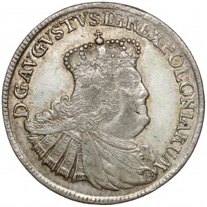 August III Sas, Ort Lipsk 1756 EC - małe popiersie