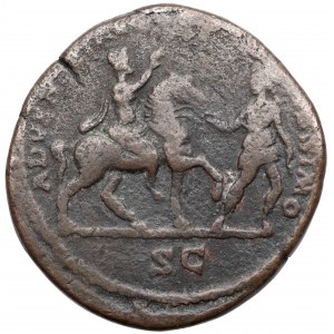 Septymiusz Sewer (193-211 n.e.) Sesterc - Rzadki
