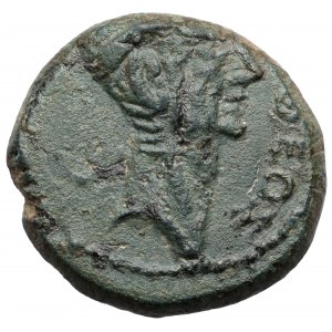 Oktawian August (27 p.n.e.-14 n.e.) Macedonia, Tesaloniki, AE 21 - Juliusz Cezar