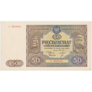 50 złotych 1946 - duża litera