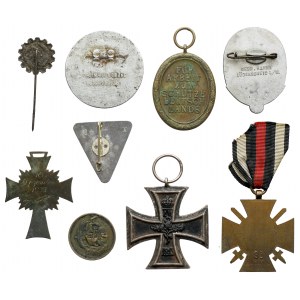 Niemcy / III Rzesza - zestaw odznak i odznaczeń (9szt)