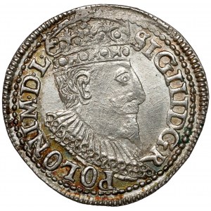 Zygmunt III Waza, Trojak Olkusz 1596 - b.ładny
