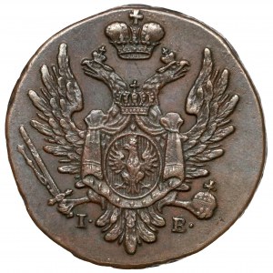 1 grosz polski 1824 I.B. z MIEDZI KRAIOWEY