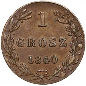 1 grosz 1840 MW - bardzo ładny