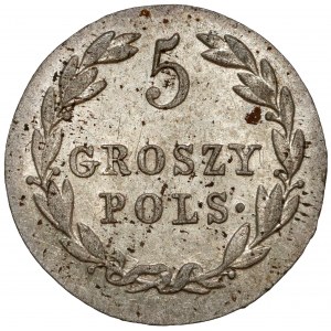 5 groszy polskich 1823 I.B. - okazowe