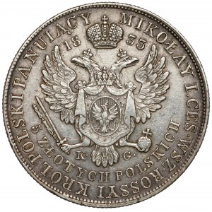 5 złotych polskich 1833 K.G.