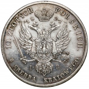 10 złotych polskich 1821 I.B. - rzadkie