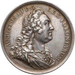 August III Sas, Medal BENE MERENTIBUS (Dobrze Zasłużonym) 1754 r.