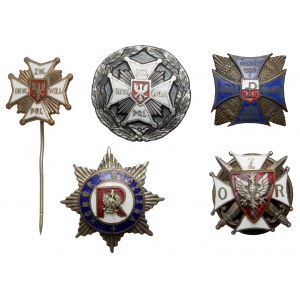 Odznaki związkowe - zestaw (5szt)