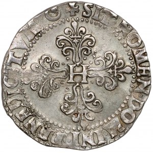 Henryk Walezy, Frank 1578-F, Angers - ładny