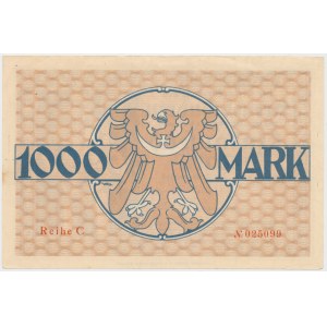 Guhrau (Góra Śląska), 1.000 mk 1922