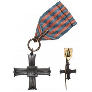 Krzyż Monte Cassino nr 47452 + miniaturka