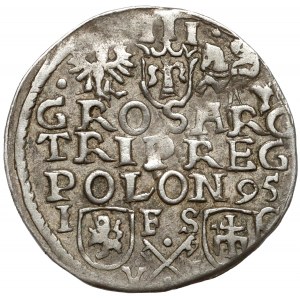 Zygmunt III Waza, Trojak Bydgoszcz 1595 - POLONI - nieopisany