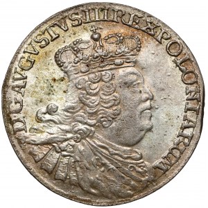 August III Sas, Szóstak Lipsk 1756 EC - menniczy