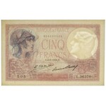 Francja, 5 Francs 1928