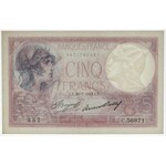 France, 5 Francs 1933