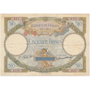 Francja, 50 Francs 1927