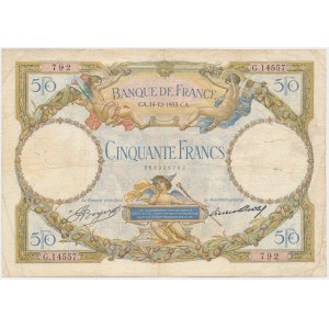 France, 50 Francs 1933