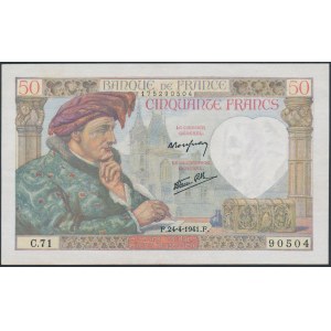 Francja, 50 Francs 1941