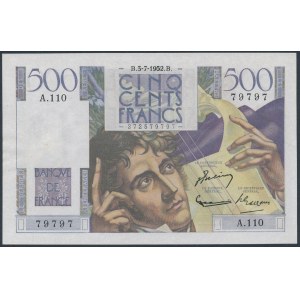 Francja, 500 Francs 1952