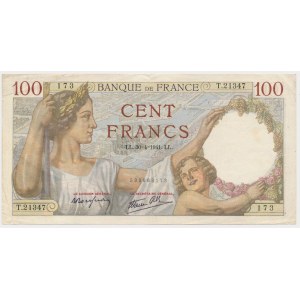 Francja, 100 Francs 1941