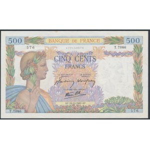 Francja, 500 Francs 1942