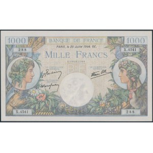 France, 1.000 Francs 1944