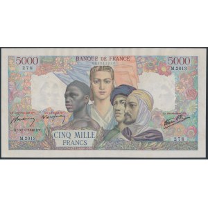 France, 5.000 Francs 1946