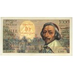 Francja, 10 Nouveaux Francs on 1.000 Francs 1957