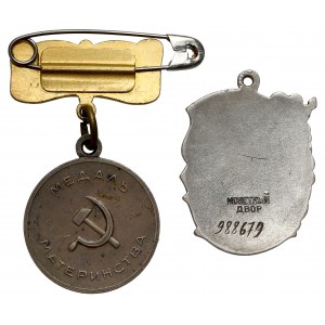 ZSRR, Order Macierzyńska sława i Medal Macierzyństwa