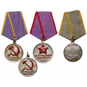 ZSRR - zestaw medali (4szt)