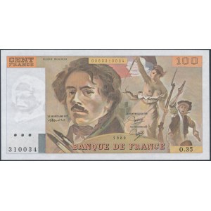 France, 100 Francs 1980