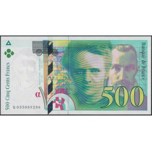 Francja, 500 Francs 1995 Maria Curie-Skłodowska