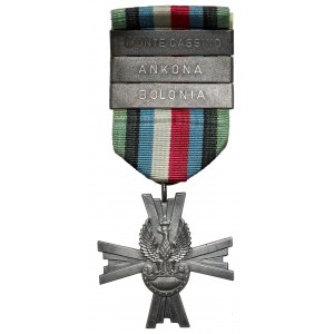 III RP, Krzyż Czynu Bojowego Polskich Sił Zbrojnych na Zachodzie - Monte Cassino, Ankona, Bolonia