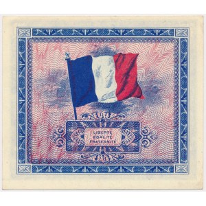 France, Allied Occupation WWII, 2 Francs 1944