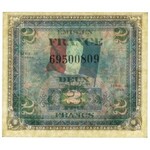 France, Allied Occupation WWII, 2 Francs 1944