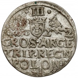 Zygmunt III Waza, Trojak Kraków 1622 - błąd RE/ARGE