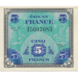 Francja, Okupacja aliancka, 5 Francs 1944