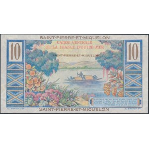 Saint-Pierre & Miquelon, 10 Francs (1950-60)