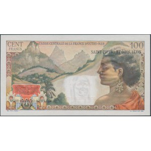 Saint-Pierre i& Miquelon, 100 Francs (1950-60)