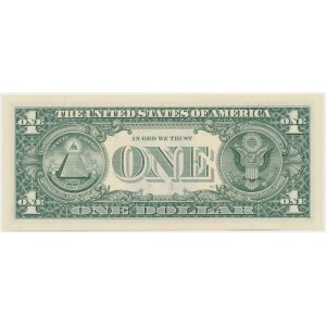 United States, 1 Dollar 2017 - radar number - 66555566