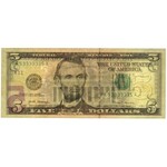 United States, 5 Dollars 2017 - radar number - 53333335