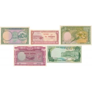 Wietnam, zestaw banknotów (5szt)