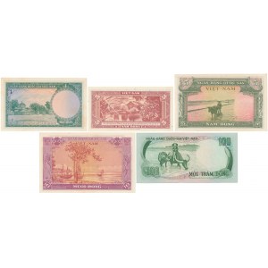Wietnam, zestaw banknotów (5szt)