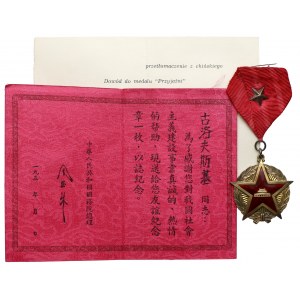 Chiny, Medal Przyjaźni dla Polaka