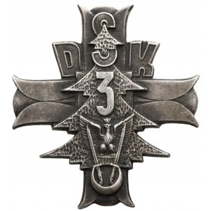 PSZnZ, Odznaka 3 Dywizja Strzelców Karpackich + legitymacja