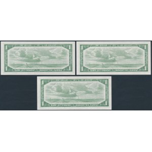 Canada, 1 Dollar 1954 (3pcs)