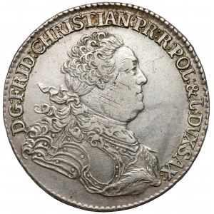 Fryderyk Chrystian, Gulden (2/3 talara) 1763 FWóF, Drezno